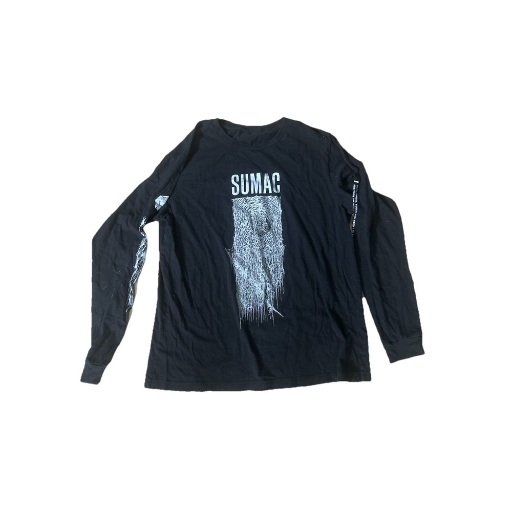 SUMAC Post-Metal Band Long Sleeve Shirt Black Graphic Men's Size S/m Read